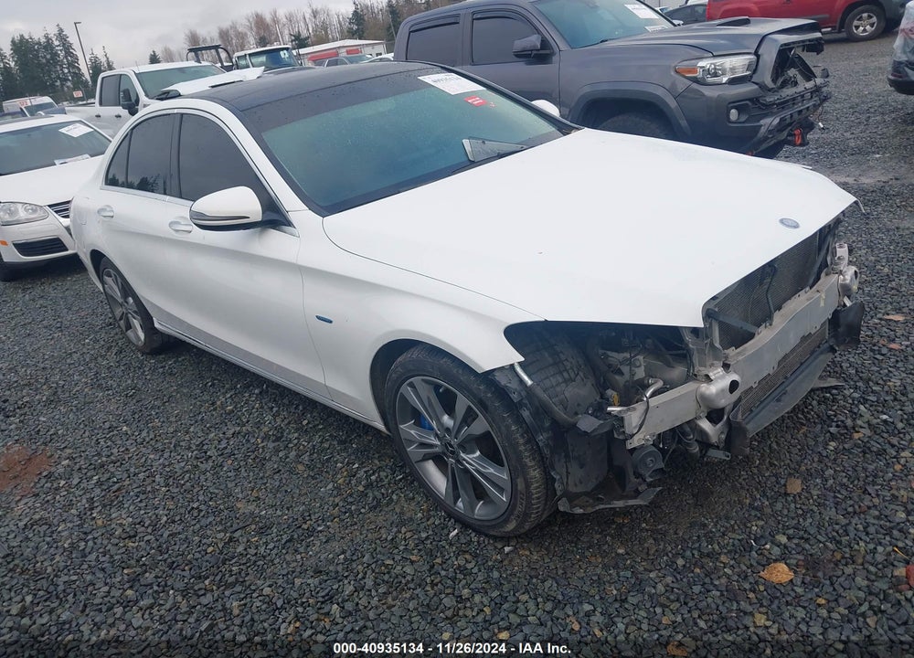 2017 MERCEDES-BENZ C 350E LUXURY VIN: 55SWF4HB6HU224407