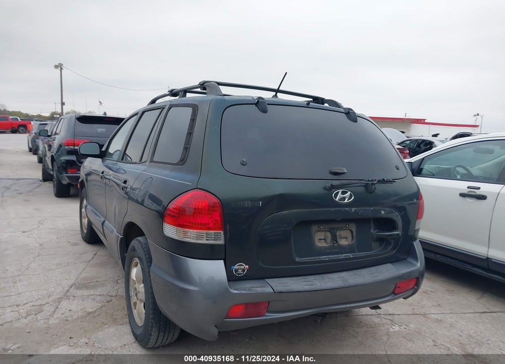 2006 HYUNDAI SANTA FE VIN: KM8SC13D76U106124