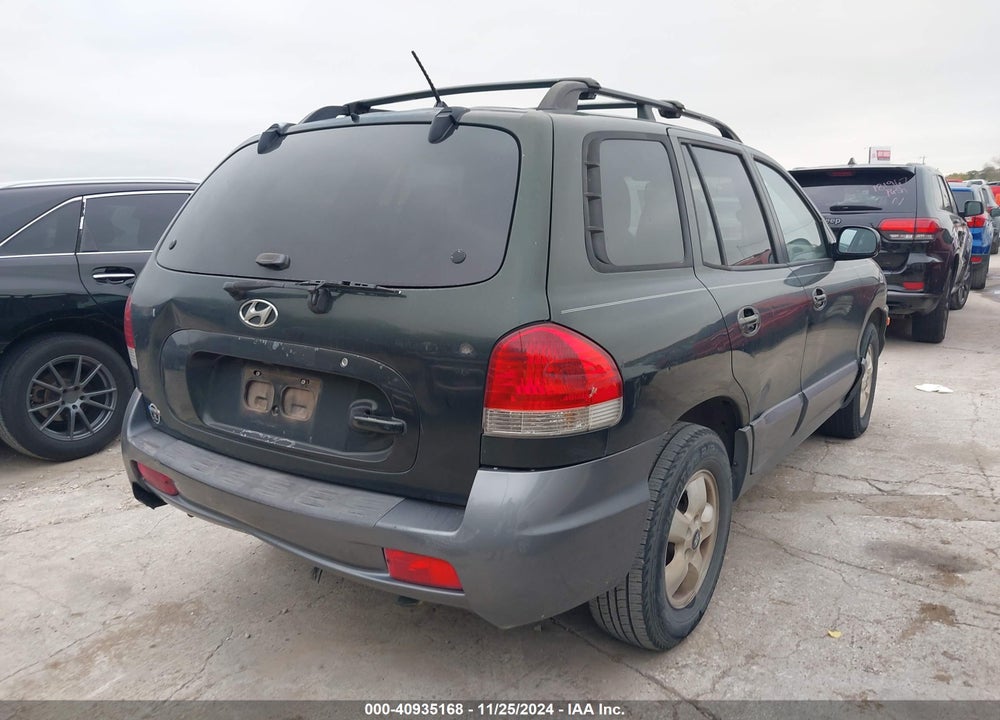 2006 HYUNDAI SANTA FE VIN: KM8SC13D76U106124