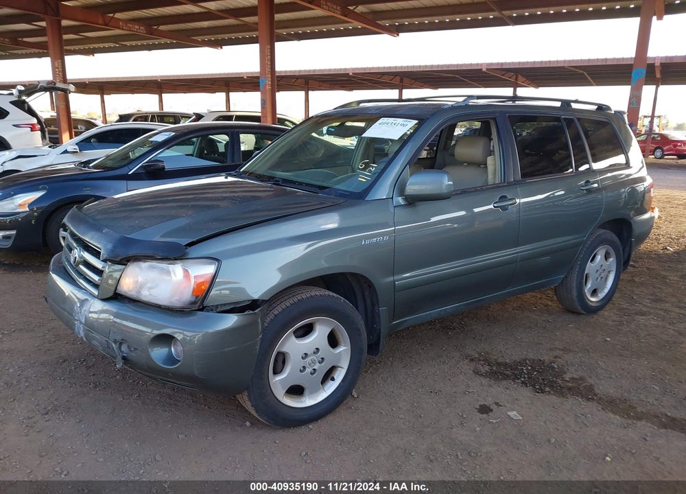 2004 TOYOTA HIGHLANDER LIMITED V6 VIN: JTEEP21A040020268