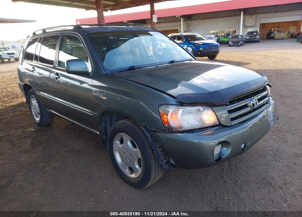 2004 TOYOTA HIGHLANDER LIMITED V6 VIN: JTEEP21A040020268