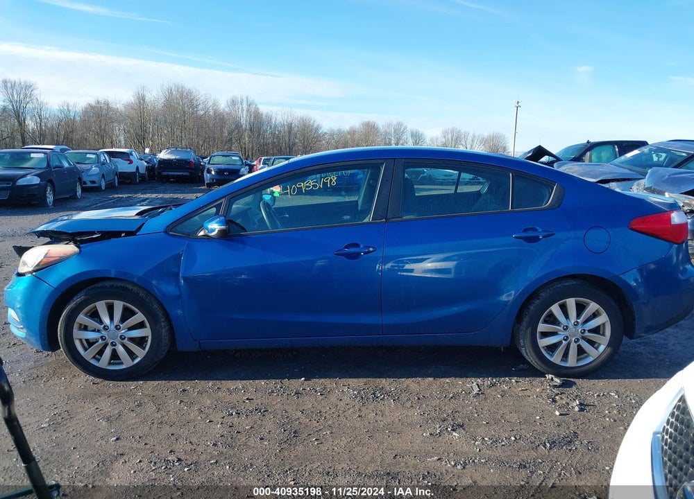 2014 KIA FORTE LX VIN: KNAFX4A61E5182900