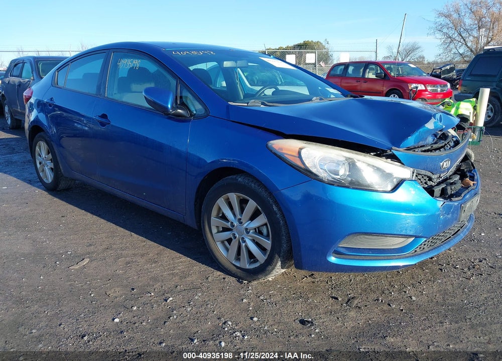 2014 KIA FORTE LX VIN: KNAFX4A61E5182900
