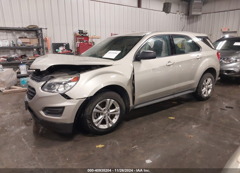 2016 CHEVROLET EQUINOX LS VIN: 2GNALBEK0G1156790