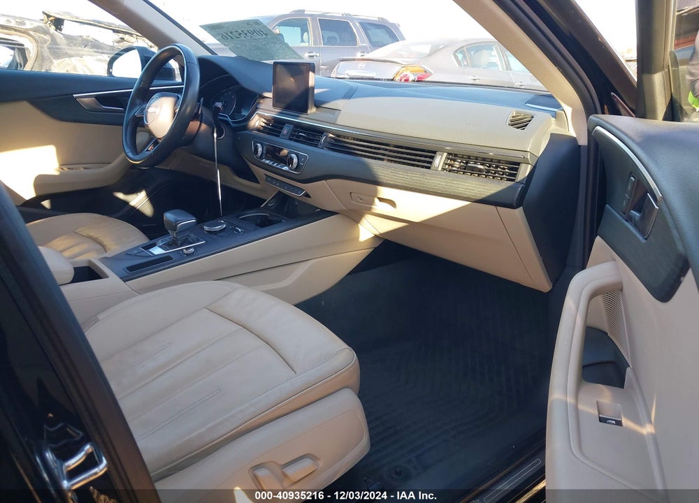 2018 AUDI A4 2.0T TECH ULTRA PREMIUM/2.0T ULTRA PREMIUM VIN: WAULMAF4XJN009761