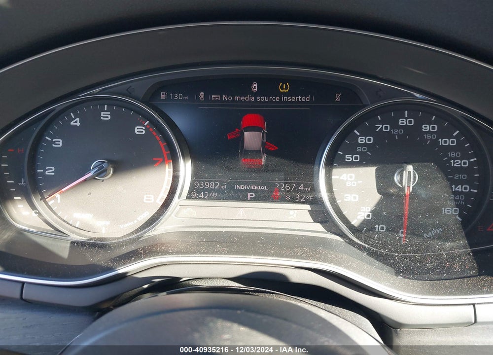 2018 AUDI A4 2.0T TECH ULTRA PREMIUM/2.0T ULTRA PREMIUM VIN: WAULMAF4XJN009761