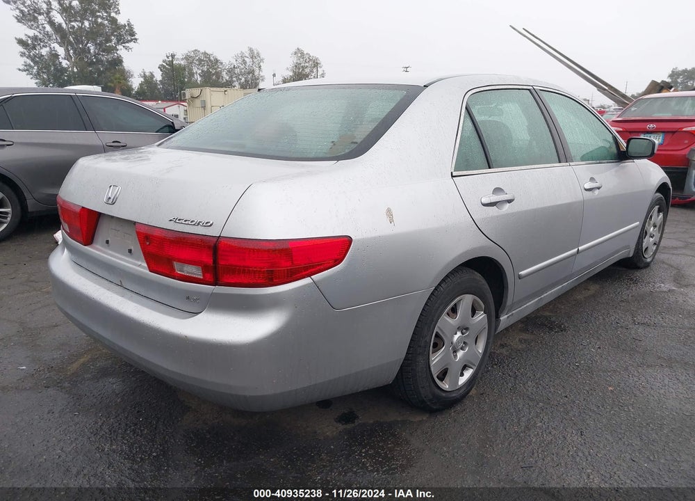 2005 HONDA ACCORD 2.4 LX VIN: 1HGCM56455A105337