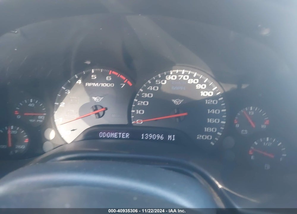 1998 CHEVROLET CORVETTE VIN: 1G1YY32G1W5123222