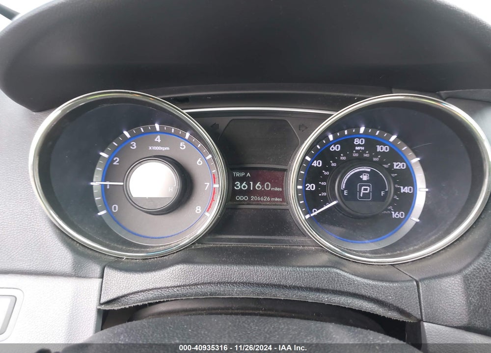 2013 HYUNDAI SONATA GLS VIN: 5NPEB4AC4DH641449