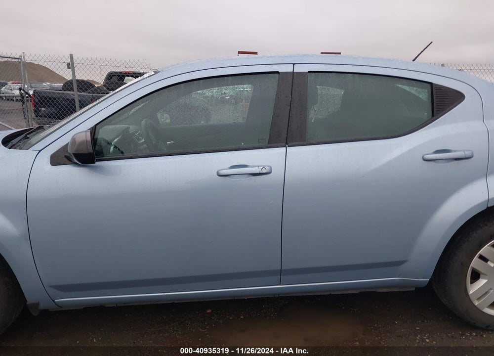 2013 DODGE AVENGER SE VIN: 1C3CDZAB6DN650616