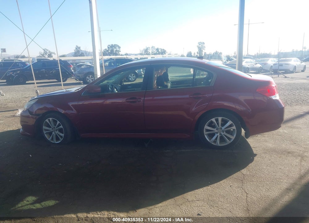 2014 SUBARU LEGACY VIN: 4S3BMBD6XE3003257