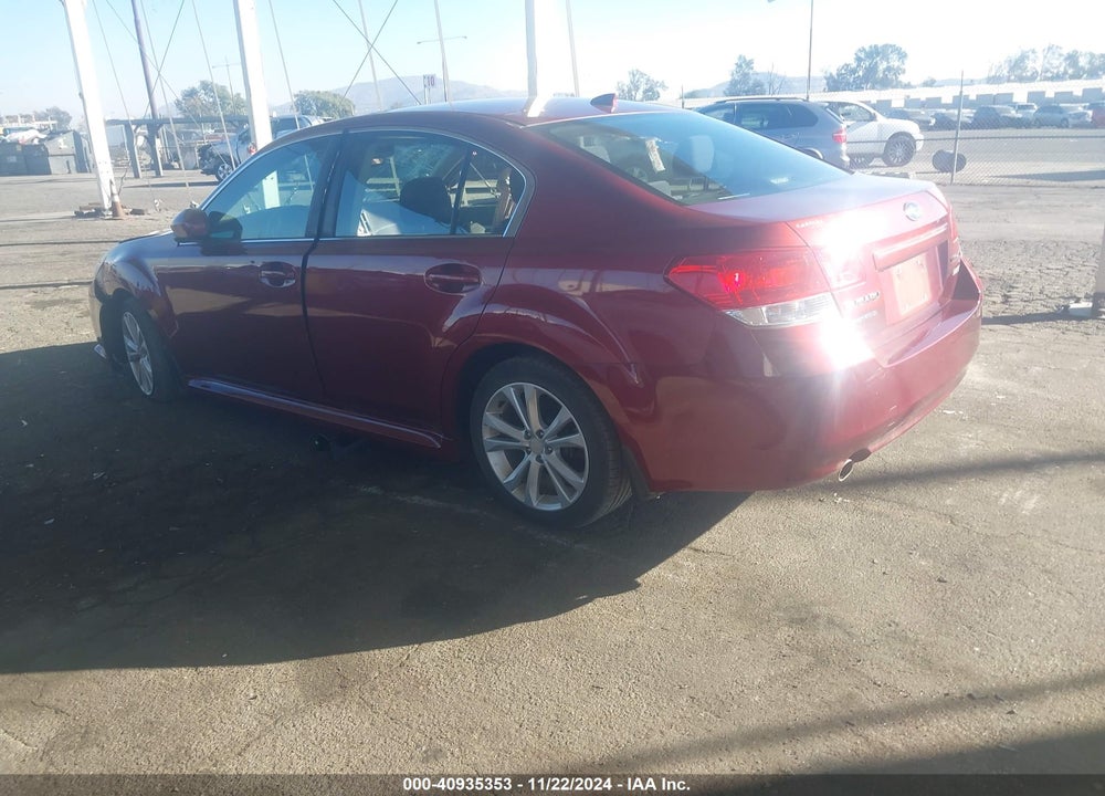 2014 SUBARU LEGACY VIN: 4S3BMBD6XE3003257