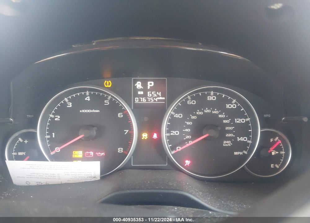 2014 SUBARU LEGACY VIN: 4S3BMBD6XE3003257