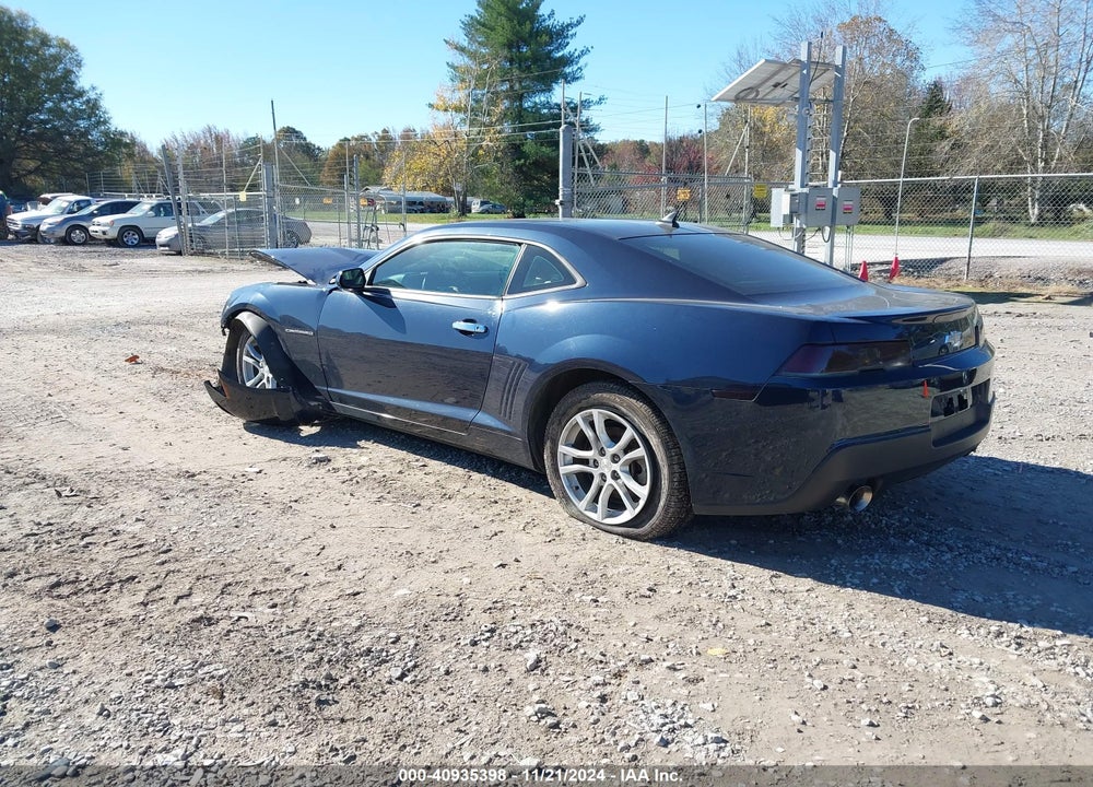 2015 CHEVROLET CAMARO 2LS VIN: 2G1FB1E39F9261583