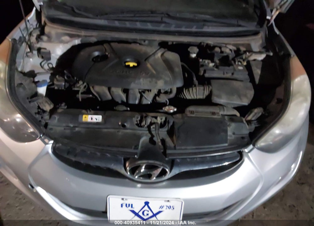 2013 HYUNDAI ELANTRA GLS VIN: 5NPDH4AE1DH393589