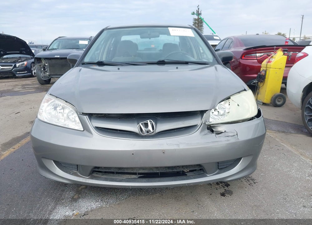 2004 HONDA CIVIC LX VIN: 1HGES16574L016176