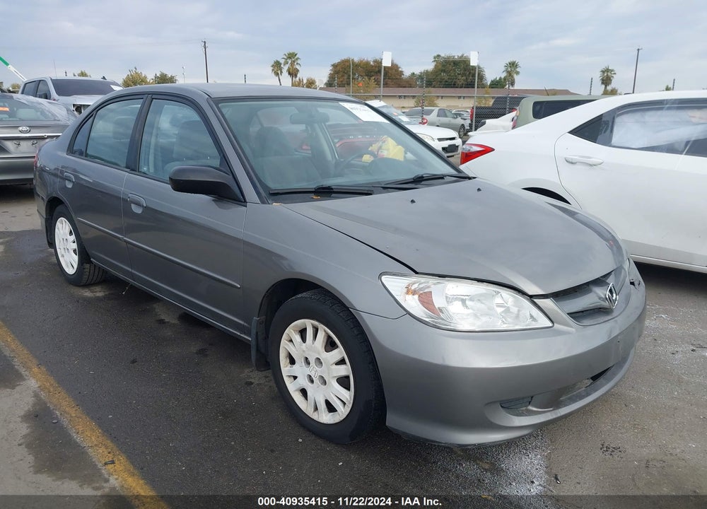 2004 HONDA CIVIC LX VIN: 1HGES16574L016176