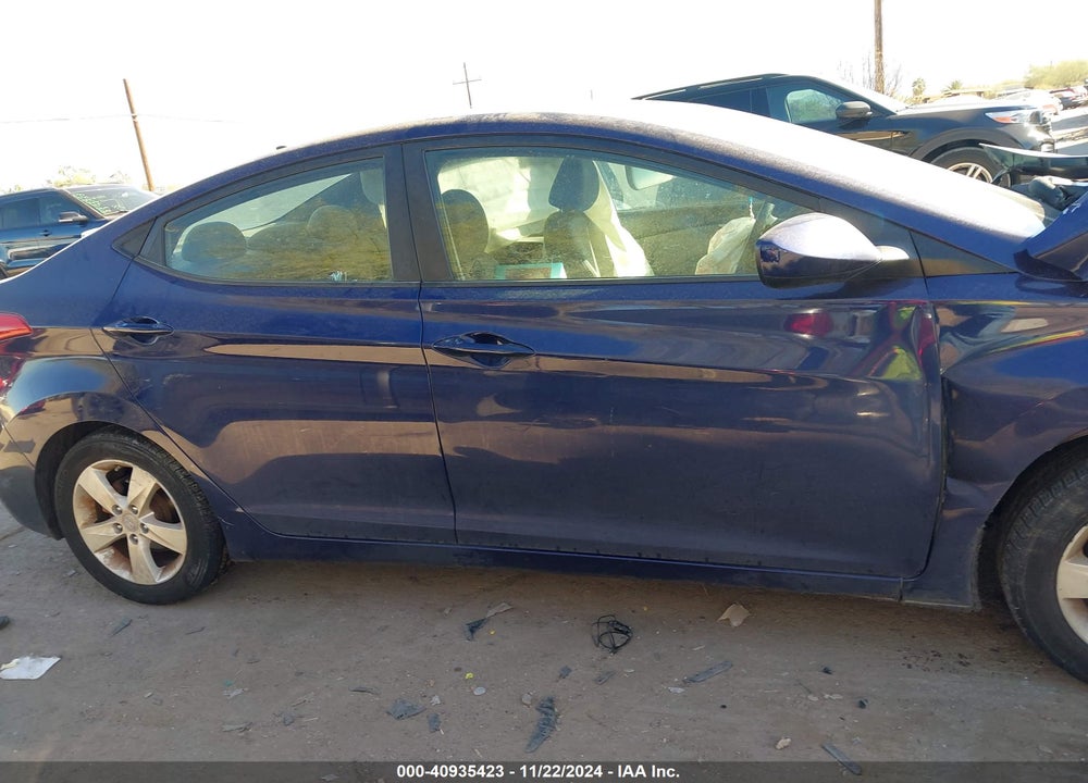 2012 HYUNDAI ELANTRA GLS VIN: 5NPDH4AE3CH064102