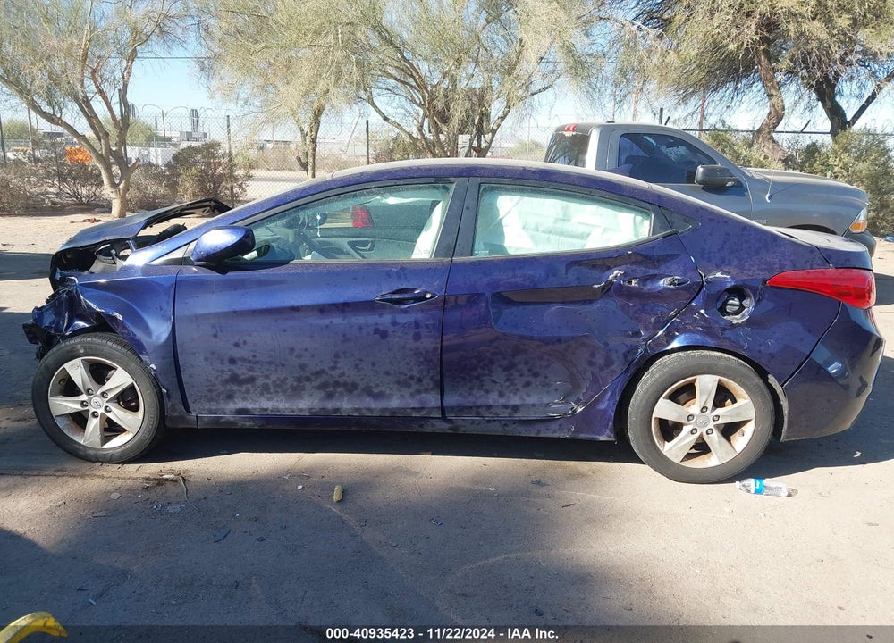 2012 HYUNDAI ELANTRA GLS VIN: 5NPDH4AE3CH064102
