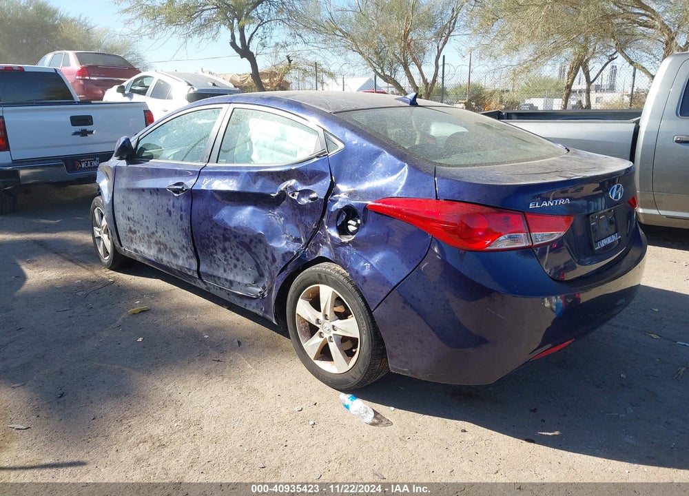 2012 HYUNDAI ELANTRA GLS VIN: 5NPDH4AE3CH064102