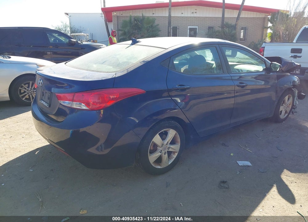 2012 HYUNDAI ELANTRA GLS VIN: 5NPDH4AE3CH064102