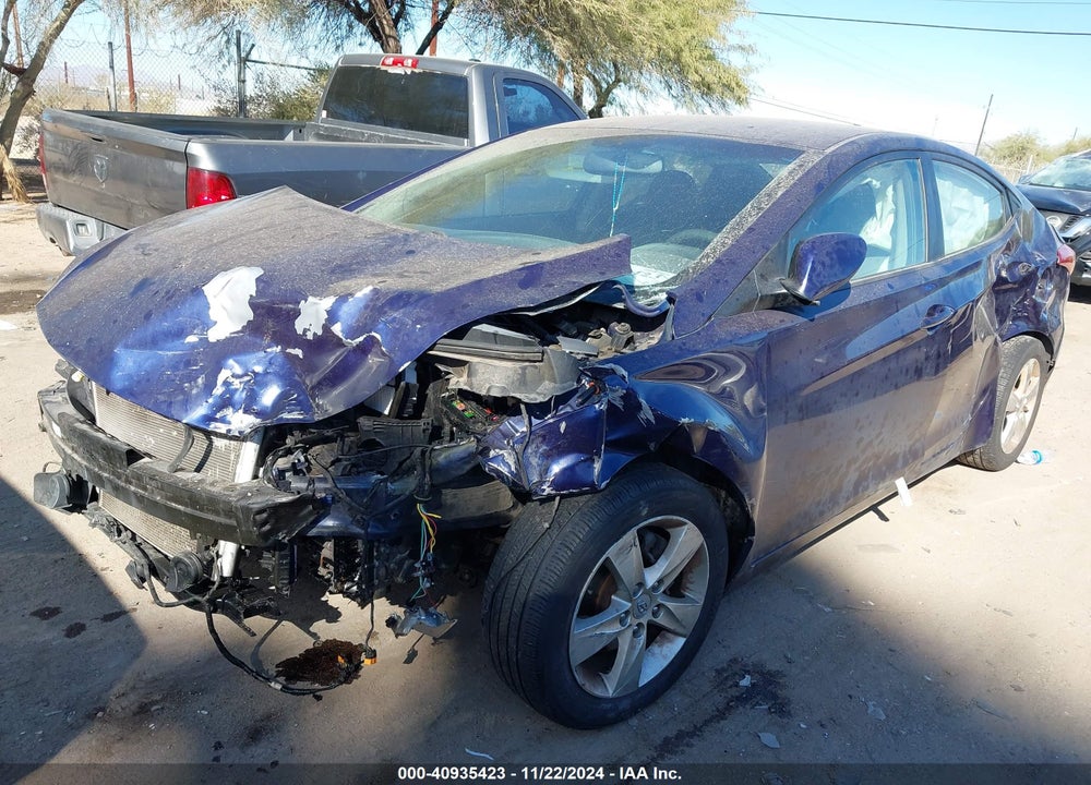 2012 HYUNDAI ELANTRA GLS VIN: 5NPDH4AE3CH064102