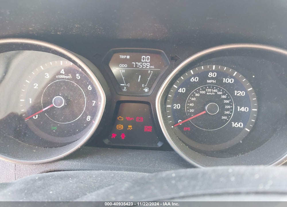 2012 HYUNDAI ELANTRA GLS VIN: 5NPDH4AE3CH064102