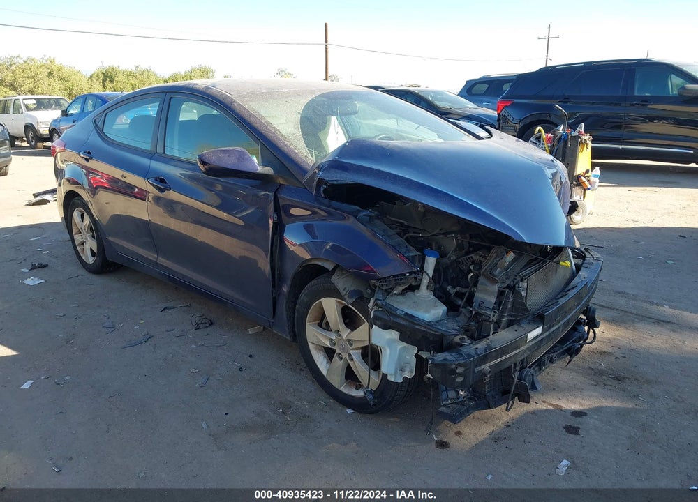 2012 HYUNDAI ELANTRA GLS VIN: 5NPDH4AE3CH064102