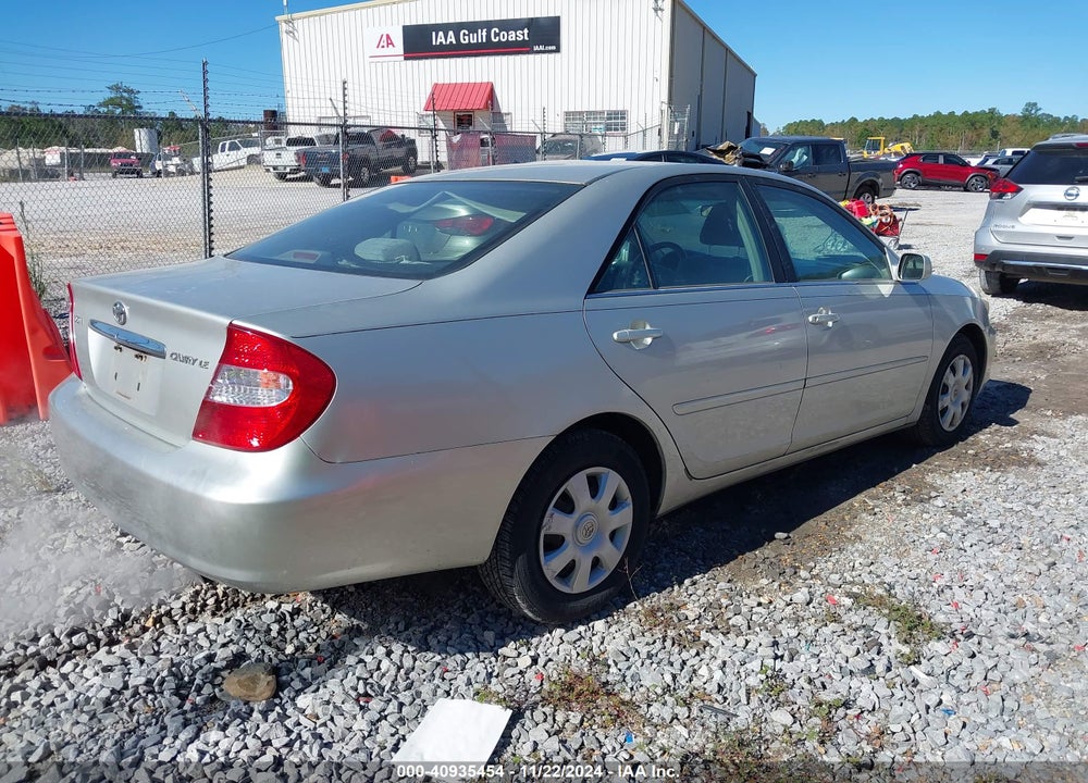 2003 TOYOTA CAMRY LE VIN: 4T1BE32K43U135369