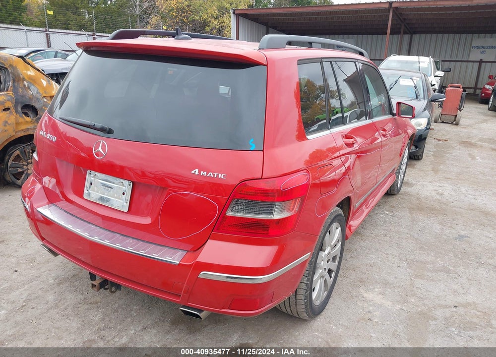 2010 MERCEDES-BENZ GLK 350 4MATIC VIN: WDCGG8HB2AF314157