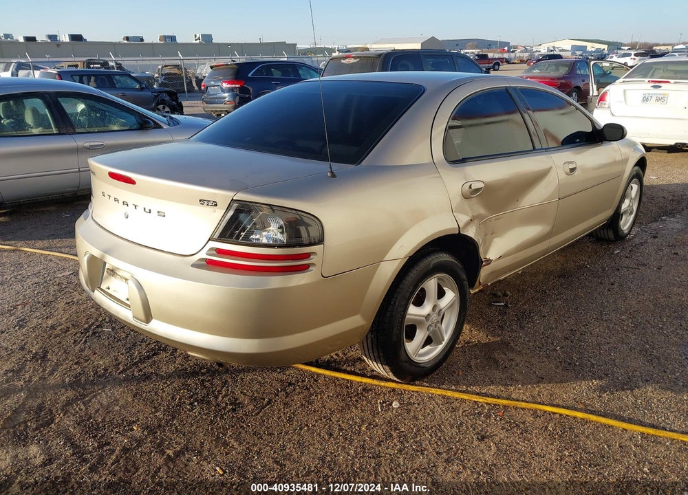 2006 DODGE STRATUS SXT VIN: 1B3EL46X86N289831