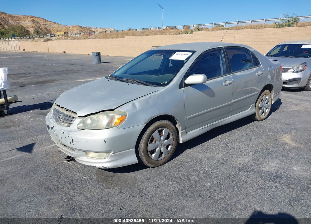 2003 TOYOTA COROLLA S VIN: 1NXBR32E83Z064594