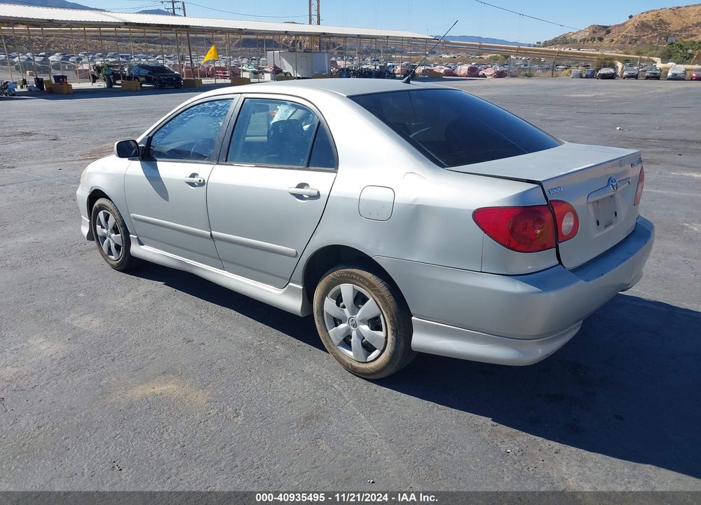 2003 TOYOTA COROLLA S VIN: 1NXBR32E83Z064594