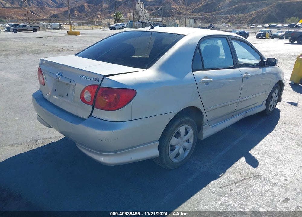 2003 TOYOTA COROLLA S VIN: 1NXBR32E83Z064594