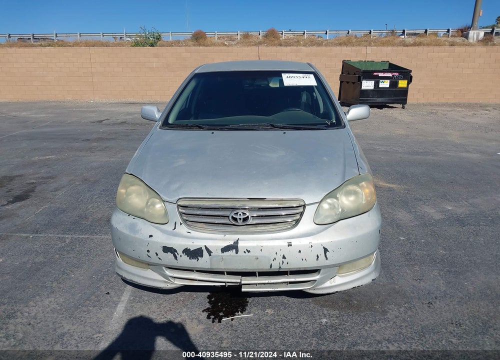 2003 TOYOTA COROLLA S VIN: 1NXBR32E83Z064594