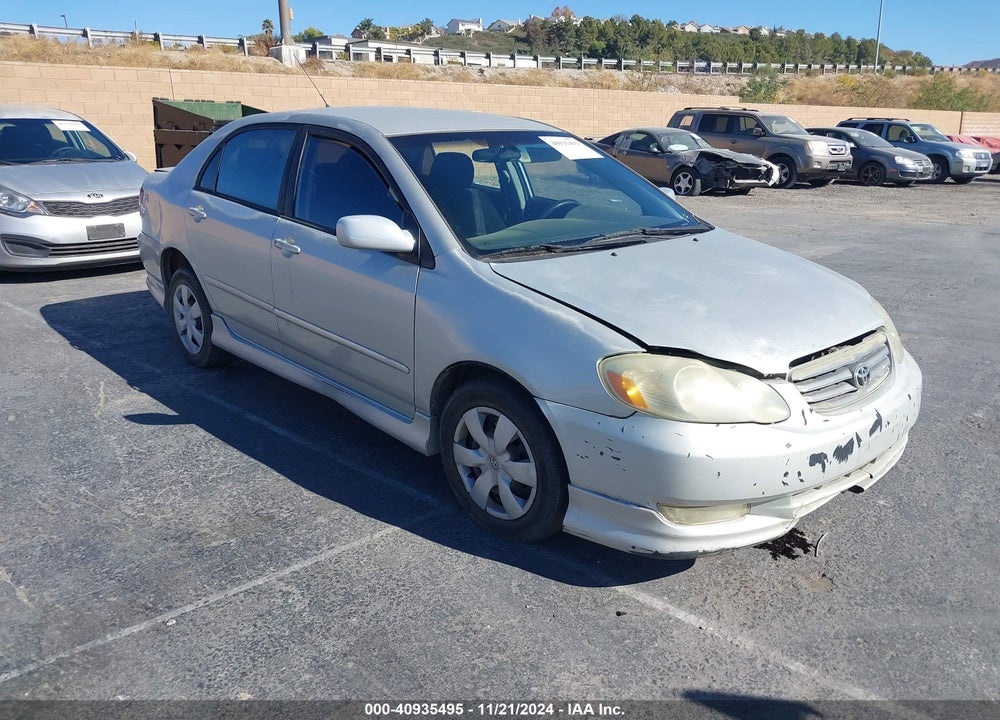 2003 TOYOTA COROLLA S VIN: 1NXBR32E83Z064594