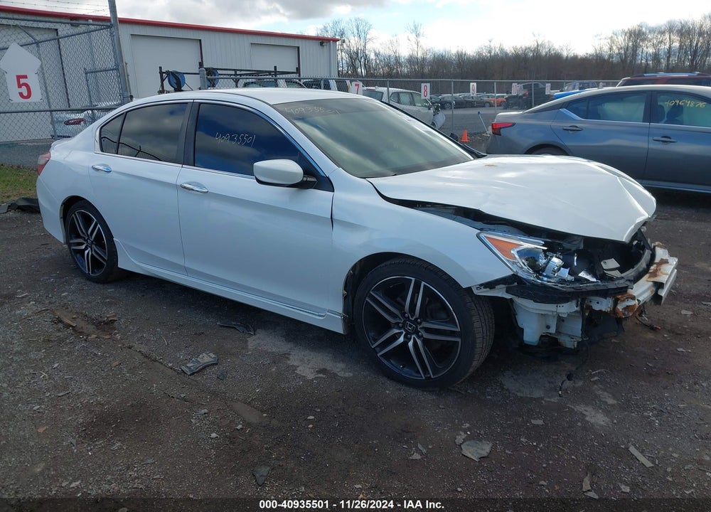2017 HONDA ACCORD SPORT VIN: 1HGCR2F50HA013565