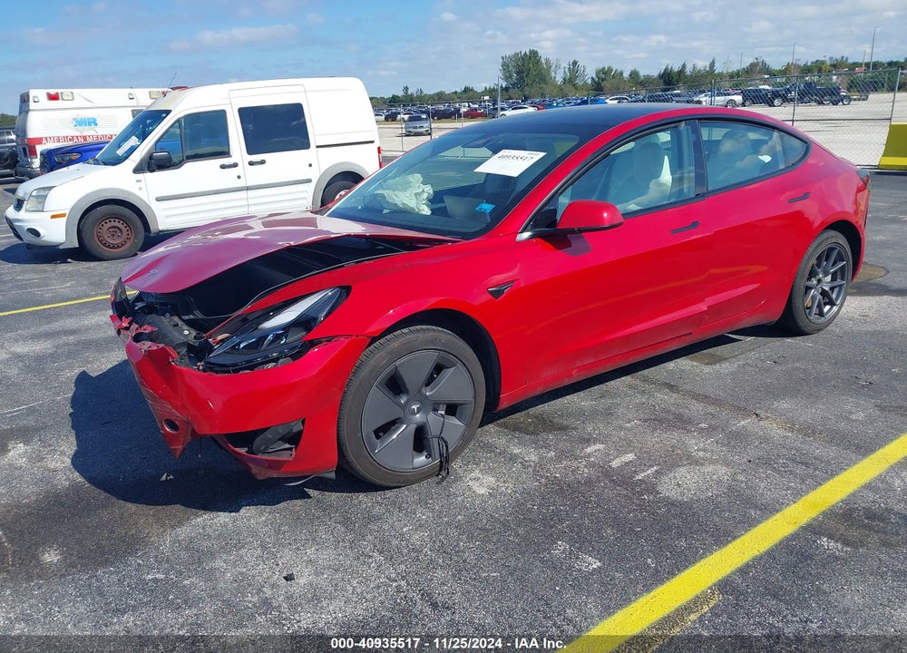 2023 TESLA MODEL 3 REAR-WHEEL DRIVE VIN: 5YJ3E1EA0PF503576