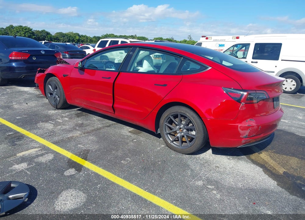 2023 TESLA MODEL 3 REAR-WHEEL DRIVE VIN: 5YJ3E1EA0PF503576