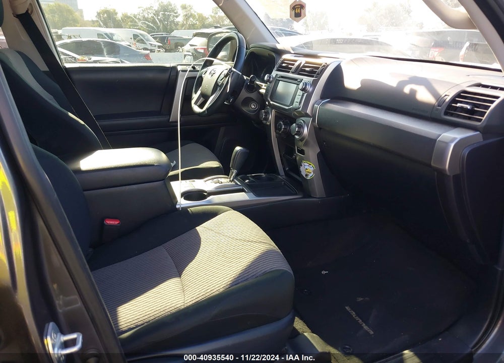 2019 TOYOTA 4RUNNER SR5 VIN: JTEZU5JR1K5212347