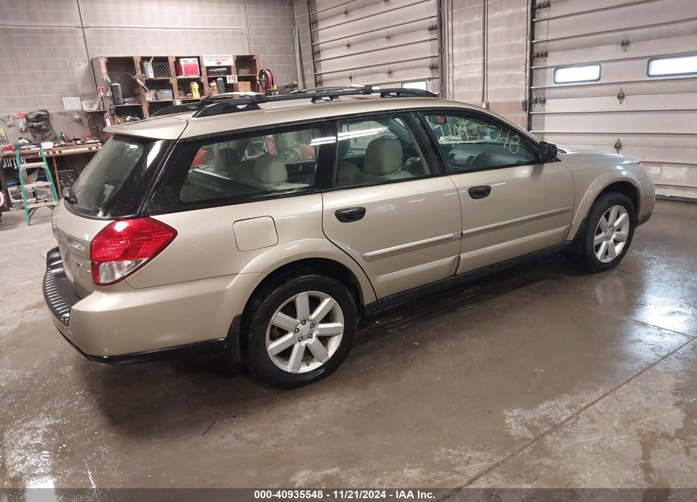 2008 SUBARU OUTBACK 2.5I/2.5I L.L. BEAN EDITION VIN: 4S4BP61C087323706