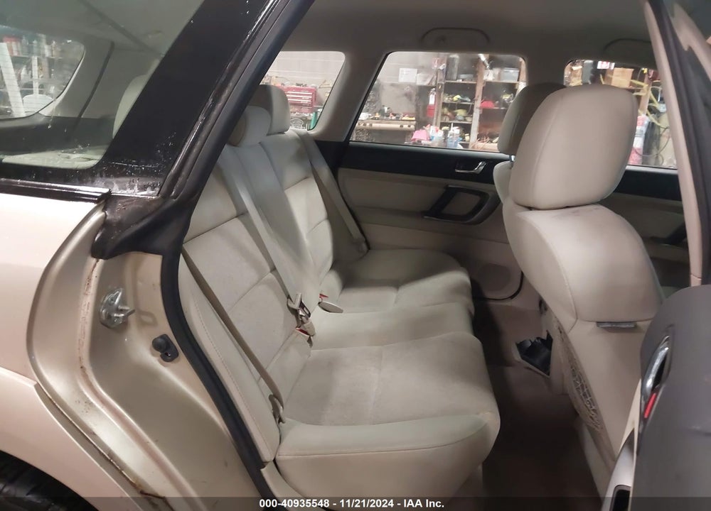 2008 SUBARU OUTBACK 2.5I/2.5I L.L. BEAN EDITION VIN: 4S4BP61C087323706