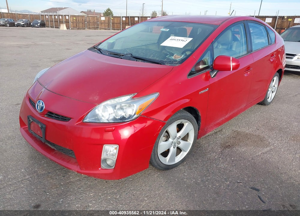 2010 TOYOTA PRIUS VIN: JTDKN3DU8A5011986