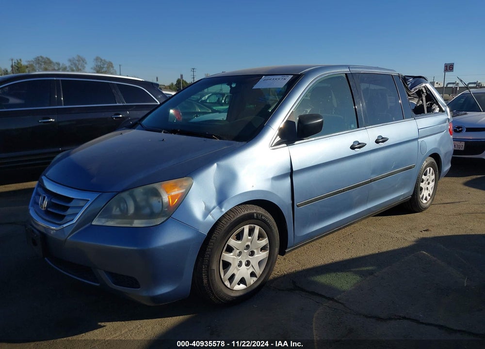 2010 HONDA ODYSSEY LX VIN: 5FNRL3H21AB099632