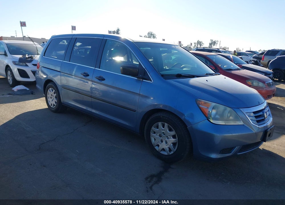 2010 HONDA ODYSSEY LX VIN: 5FNRL3H21AB099632