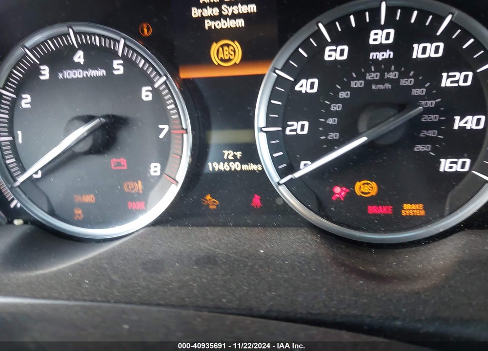 2015 ACURA TLX V6 TECH VIN: 19UUB3F56FA003487