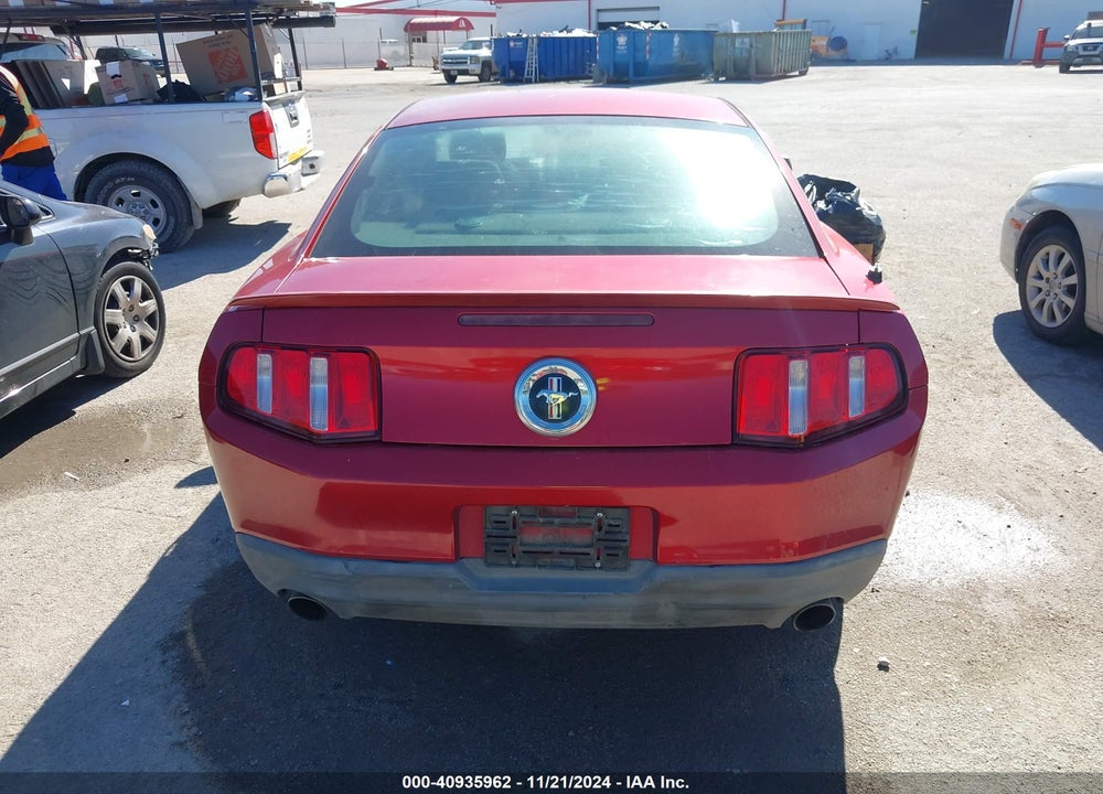 2011 FORD MUSTANG V6 VIN: 1ZVBP8AM0B5169815