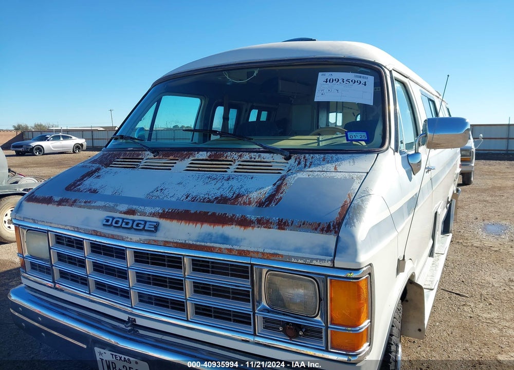 1987 DODGE RAM VAN B350 VIN: 2B6KB3314HK226131