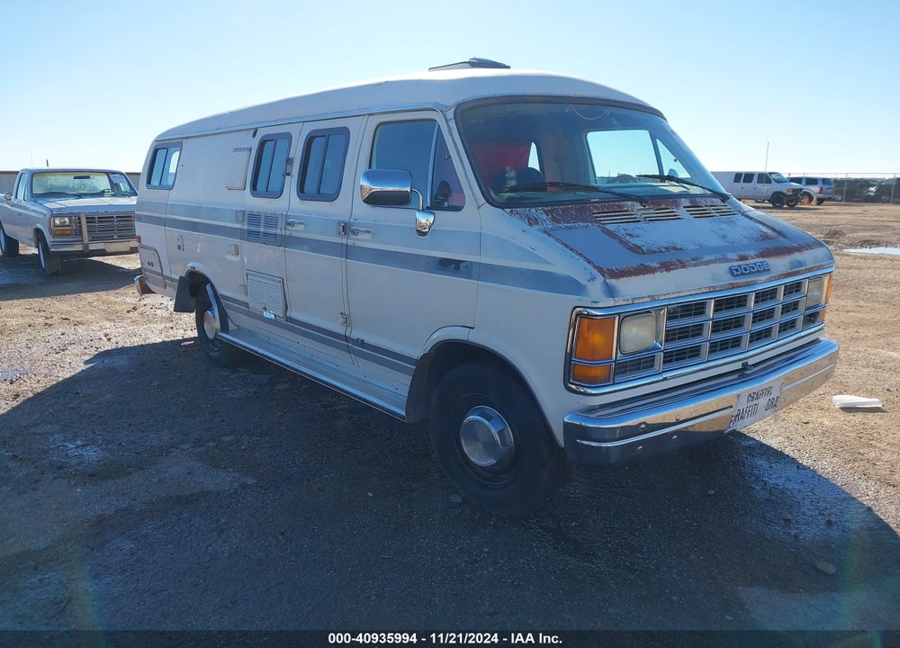 1987 DODGE RAM VAN B350 VIN: 2B6KB3314HK226131