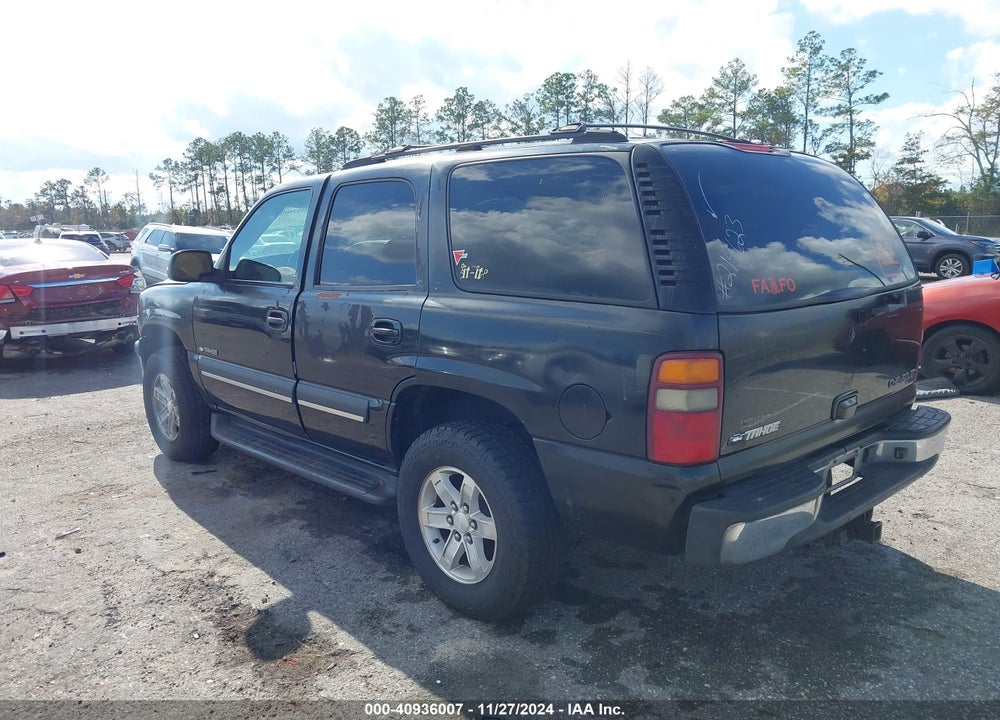2003 CHEVROLET TAHOE LT VIN: 1GNEK13Z03J214623